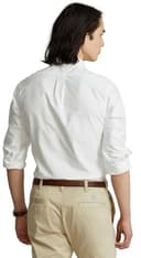 POLO RALPH LAUREN Men's Long Sleeve Slim Fit Oxford Button Down Shirt, Basic White., XXL - 5