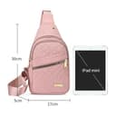 Fryloo Borse Borsa da Donna A Tracolla Trapuntata Leggera, Comoda sul Petto E Spalla per Donna, Casual Tutti I Giorni Viaggi Gite-Verde - 7