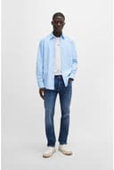 Boss Relegant_6_M, Camicia Uomo, Open Blue460, - 9