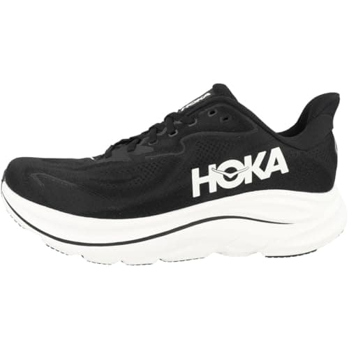 HOKA ONE ONE 1162032-BWHT Clifton 10 Wide Men Black/White UK 10