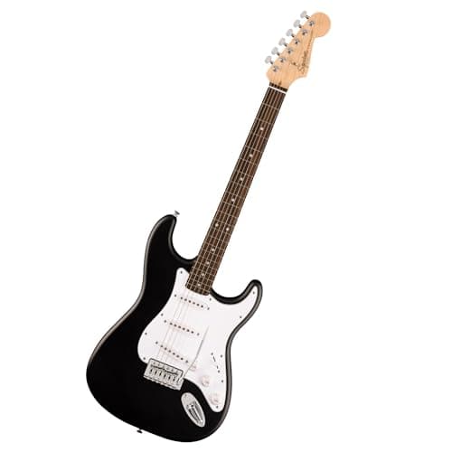 Fender Squier Debut Series Stratocaster Chitarra Elettrica, Chitarra per Principianti, con garanzia di 2 anni, Nero