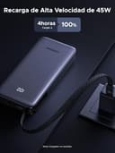 UGREEN Nexode 45W Power Bank 20000mAh Batería Externa Carga Rápida Cable USB C Integrado PD3.0 Cargador Portátil PC LED Compatible con iPhone 17 16 15 Plus Pro MAX Galaxy S25 S24 A56 A16 MacBook iPad - 5