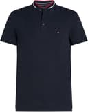 Tommy Hilfiger Men's Regular Fit Short Sleeve Polo Shirt, Blue (Desert Sky), L - 4