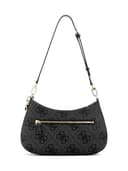 GUESS Noelle II Top Zip Shoulder Bag, Borsa a Tracolla Donna, Logo Carbone, Taglia Unica - 3