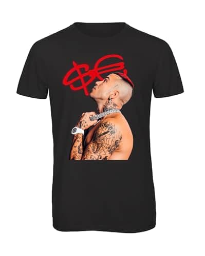 Bughyprint Tshirt Maglia Maglietta Uomo Sfera EBBASTA SFERAEBBASTA Tour 2025 Edizione Limitata, M