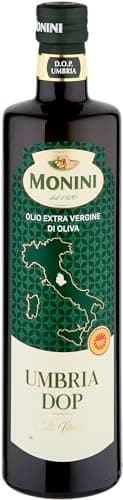 Monini Olio Extra Vergine di Oliva D.O.P. Umbria, Gusto Deciso e Retrogusto Legnoso, Pacco Da 6 X 750 Ml