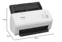 Brother ADS4300N | Scanner Desktop A4 | 40 pag/min | Scan ronte/Retro | ADF 80 fogli | Scansione diretta su host USB | LAN e USB (no WiFi) - 9