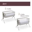Chicco Next2Me Armonia, Culla Neonato Fianco Letto, Spondina Apribile, 11 Livelli di Altezza, Altezza Regolabile da 66 fino a 83 cm, 4 Ruote, Ottima Circolazione dell’Aria, Bianco - 2