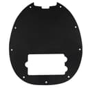 Musiclily 9 Agujeros Pickguard Golpeador para Musicman Stingray Bajo de 4 Cuerdas,3 capas Negro - 3
