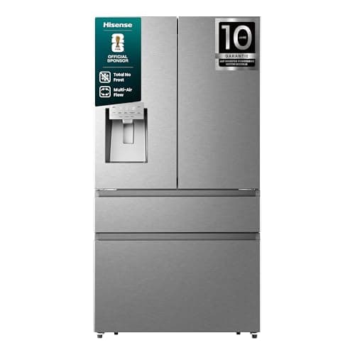 Hisense RF728N4SASE French Door Kühl-Gefrier-Kombination Premium Inox-Look