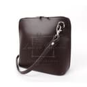 Lusso in pelle Genuine Italian Leather Handbag with Detachable Straps - Handmade Leather Crossbody Bag - Elegant Women's Handbag (Chocolate) - 4