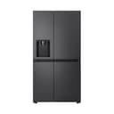 LG GSJC40EPPE Side-by-Side Kühlschrank mit Gefrierfach – Door-in-Door Funktion, Festwasseranschluss, Total NoFrost, Modern Flat Door, Matt Schwarz Metallic - 1