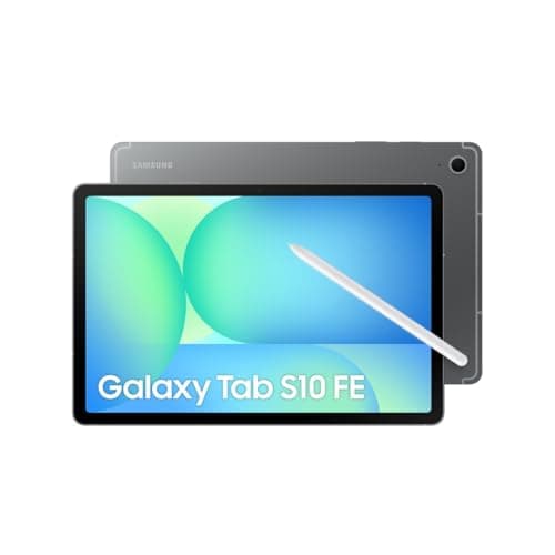 Samsung Galaxy Tab S10 FE, 3 anni di garanzia, Android Tablet, Display 10.9" LCD, 5G, RAM 8GB, 128GB, 8.000 mAh, S Pen, Android 15, IP68, Gray [Versione italiana]