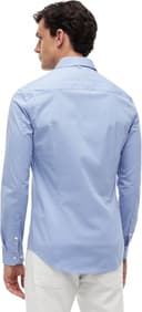 Tommy Jeans Tjm Original Stretch Shirt Dm0dm04405 Camisa, Azul (Lavender Lustre), XL Hombre - 2
