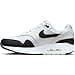 NIKE Air MAX 1 '87, Sneaker Mujer, Blanco Black Summit White, 38.5 EU - 3