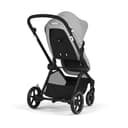 CYBEX Gold Passeggino 2-in-1 EOS, Sistema da Viaggio, Dalla Nascita fino a 22 kg (circa 4 Anni), Lava Grey - 2