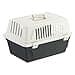 Ferplast Transportín Gato, Transportín Perro Pequeño y Gatos de hasta 5 Kg, Puerta de Hierro Plastificado, Ranuras de Ventilación, 32,5 x 48 x h 29 cm, Transportín Mascotas Rígido Atlas 10 EL, Negro - 6