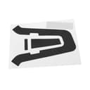 eMagTech 1 Juego de Pegatinas Protectoras para Intercomunicadores Funda Protectora para Auriculares de Motocicleta Compatible con Cardo Packtalk Edge Patrón de Fibra de Carbono - 1