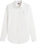 Tommy Jeans Herren Tjm Original Stretch Shirt Dm0dm04405 Langarmhemden Gewebte Oberteile, White (Classic White), M EU - 6