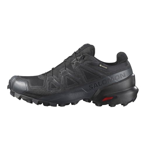 Salomon Speedcross Gore-Tex wasserdichte Damen Trail-Laufschuhe, Wetterschutz, Aggressiver Grip, Präzise Passform, Black, 39 1/3