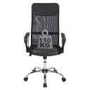 CASARIA® 2x Ergonomic Mesh Office Chairs | High Back | Breathable | Padded | Rocker Seat | Adjustable Height | 110KG Weight Capacity | Home Work Swivel | Sleek Black Design - 8