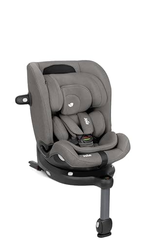 Joie I‑Pivot Grow, i‑Size R129, girevole, ISOFIX, protezione dagli urti laterali, dalla nascita fino a circa 10 anni (40-135 cm)