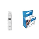 Omron Gentle Temp 520 – digitales Ohrthermometer + Einweg Messhüllen MC-EP2-E Gentle Temp, Packung mit 40 Stück - 1