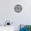 Giallobus - Reloj Premium - Simple Relief - Madera de MDF - Premium 30x30‎‎cm - n.08 Scribbles - Artesano Made in Italy - Silencioso - Idea de Regalo - Doble Nivel Moderno - 4