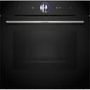 Bosch HSG7364B1, forno a vapore da incasso Smarter Serie 8, 60 x 60 cm, serbatoio dell'acqua da 1 l, nero, Made in Germany, autopulente, Air Fry, display a colori, aria calda 4D, Bosch Assist + - 1