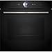 Bosch HSG7364B1, forno a vapore da incasso Smarter Serie 8, 60 x 60 cm, serbatoio dell'acqua da 1 l, nero, Made in Germany, autopulente, Air Fry, display a colori, aria calda 4D, Bosch Assist + - 1