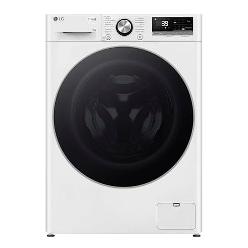 LG F2WR7091 Washing Machine Front Loading 9kg 1200RPM AI DD Steam Inverter Direct Drive Quiet Efficient White [Energy Class A]