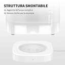 PETKIT CYBERTAIL Fontanella per Gatti, Pompa dell'Acqua Senza Fili,25dB Silenziosa,Fontanella per Cani,3.0 Aggiornare l'elemento Filtrante,1.8 L（Non Base Wireless） - 4