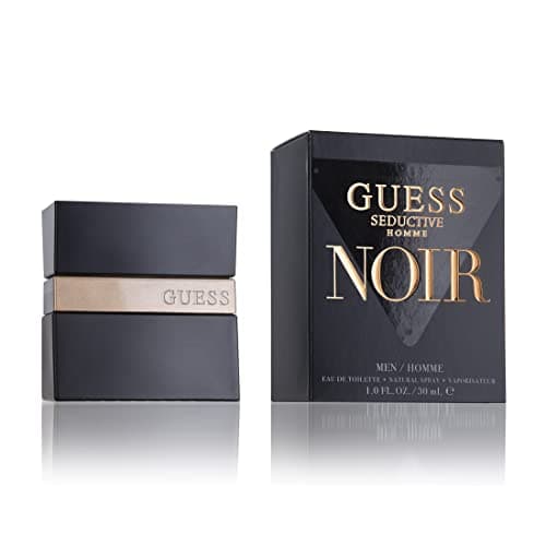 GUESS Seductive Noir, Eau de Toilette, Perfume Hombre, Fougère Oriental Especiado, Fragancia Seductora, Larga Duración, 30 ml