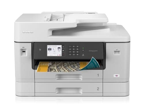 Brother MFCJ6940DW Stampante multifunzione inkjet a colori full A3, scansione, copia e fax fronte/retro automatica, Alimentatore, per documenti (ADF), Touchscreen, 8.8 cm