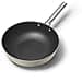 Smeg, CKFW3001CRM Non-Stick Wok, Diameter 30 cm, Ergonomic Stainless Steel Handle, Suitable for All Hob Types, Oven up to 250°, Capacity 5.3L, Black Cream - 4