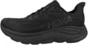 HOKA Clifton 10 Mens Shoes, Black/Black, 9 - 1