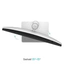 BenQ MA320U 32 inch 4K 3840x2160 Monitor for MacBook Pro/Air, Dual USB-C, 90W Power Delivery, Mac Color Match, USB Hub, Brightness & Volume Control on Mac, Adjustable Stand, P3 Color Gamut - 8