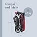 Inglesina Sketch Pushchair Lightweight and Compact, Red, Comfortable, up to 17 kg, One-Handed Fold, UPF 50+ - 3