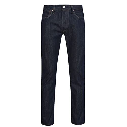 Levi's Herren Jeanshose 501 Original mit Knopfleiste, Straight Fit, Blau (Marlon), W32/L34