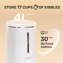 FUKUMARU Automatic Cat Feeder, Timed Pet Feeder for Cats and Dogs with 2 Bowls, 4L Dry Food Dispenser Support Programmable Portion Control, 6 Daily Meals - 3