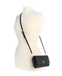 GUESS Women's Noelle Ii Crossbody Flap Organizer, Coal Logo, One Size - 6