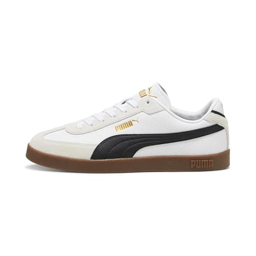PUMA Unisex Club II Era Trainers, PUMA White-PUMA Black-Vapor Gray, 8.5 UK