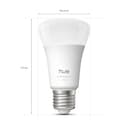 Philips Hue Bombilla LED Inteligente, A60, White and Color Ambiance, Luz Blanca y de Colores, E27, 8,1 W, Regulable 1000-20.000 K, 1100 lm, Alexa, Google Assistant y Apple Home, Pack de 1 - 10