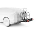 Thule VeloSpace XT Fahrradträger, Fahrradträger Anhängerkupplung Black/Aluminum, 3(4) Bikes - 3