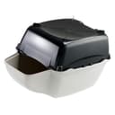 Ferplast Lettiera Gatto Chiusa, Toilette per Gatti Coperta, utilizzabile anche in Esterno, a Prova di Pioggia, 43,5 x 73,5 x h 41 cm, COSMIC OUTDOOR Lettiera Gatto Grande, Nero - 6