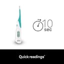 Braun High Speed Digital thermometer - Digital Stick for Multi-Site Usage - Orally, Rectally or Underarm - Baby and Infant Friendly - #1 Brand among doctors(1) - PRT1000 (Package may vary) - 4