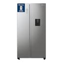 Fridgemaster MS91547DFE Freestanding American Side by side Door Fridge Freezer 547L, Metal Grey, Inverter compressor, Non-Plumbed Water Dispenser, 91 × 178.6 × 64.3 cm (W×H×D) Energy Rating E - 1