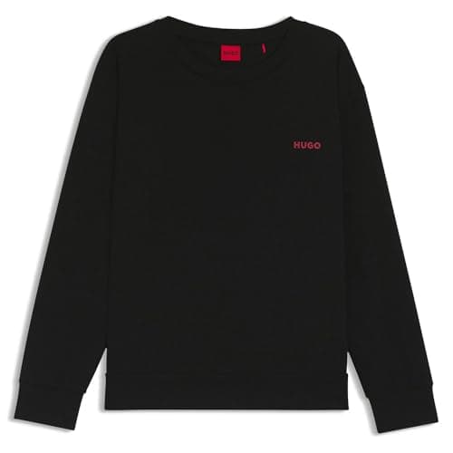 Hugo Pigiama da Donna a Maniche Lunghe, Nero, XS