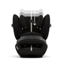 CYBEX Gold Pallas G3 i-Size Plus Seggiolino Auto, 76 - 150 cm, da circa 15 mesi a circa 12 anni (da circa 9 a 50 kg), Moon Black - 10
