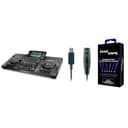 Denon DJ SC LIVE 4 - Controlador DJ autónomo, mezclador 4 canales, streaming de Amazon Music & SoundSwitch DMX Micro Interface - interfaz de USB a DMX ultra compacta - 1